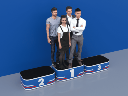 Пьедестал (ПРО) Штабель 1012х612мм (закругленный)