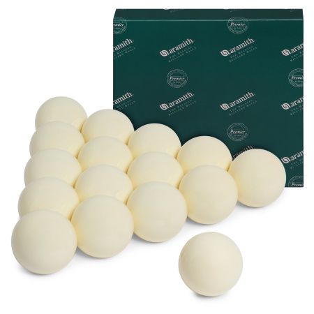 Шары Aramith Premier Pyramid без номеров ø68мм белый биток