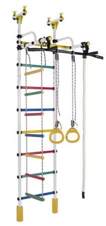 Детский спортивный комплекс Формула Здоровья Жирафик (белый радуга)