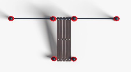 Турники  с лавочкой для пресса (PAW-20)