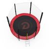 Батут с сеткой DFC PELPO 8ft с лестницей, RED