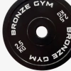 Диск калиброванный BRONZE GYM для пауэрлифтинга черный 2,5 кг
