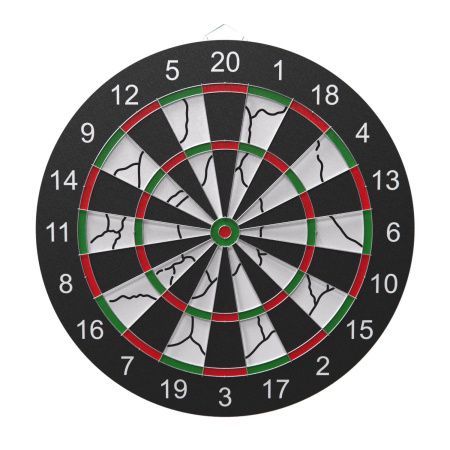 Дартс DFC PRINT двусторонний 45 см, 6 дротиков