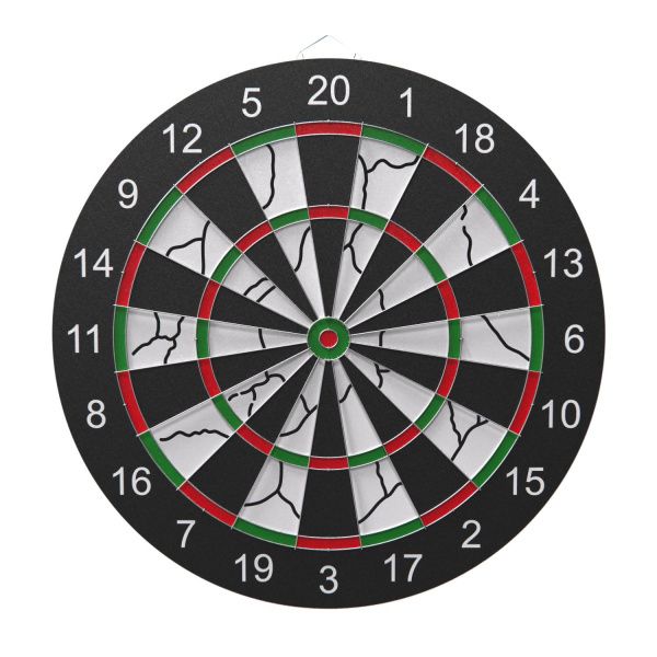 Дартс DFC PRINT двусторонний 45 см, 6 дротиков