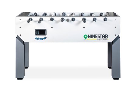 Игровой стол - футбол "NineStar Iron Pro ITSF Grey" (144х75,5х90)