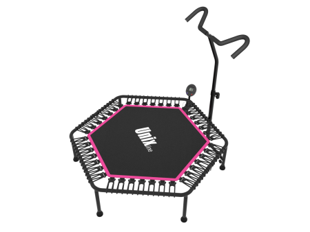 Батут спортивный UNIX Line FITNESS PRO (125 cm) Pink