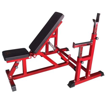 Скамья со стойками под штангу DFC wine DZ005AB