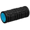 Ролик массажный 33*14см 6500LW, черный/голубой