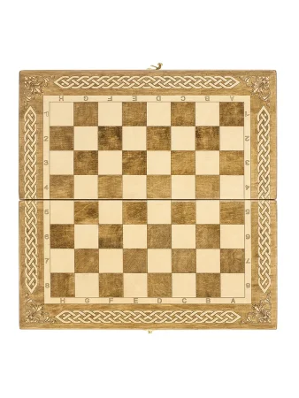 Шахматы + Шашки + Нарды 3 в 1 "Амбассадор 3", 50 см, ясень, Partida