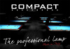 Лампа плоская люминесцентная «Longoni Compact» (черная, бирюзовый отражатель, 205х31х6см)
