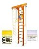 Шведская стенка Kampfer Wooden Ladder Wall Basketball Shield (№3 Классический Высота 3 м белый)