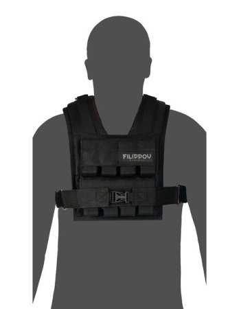 Жилет-утяжелитель «Hard Training FILIPPOV» Черный 5