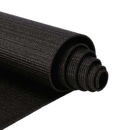 Коврик для фитнеса и йоги YM01-PVCYO-Black 173 х 61 х 0,3 см