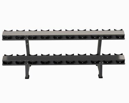 Стойка для гантелей двухъярусная (на 10 пар гантелей)