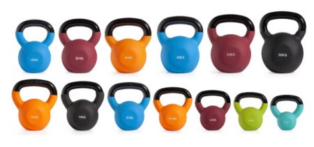 Гиря чугунная неопрен VictoryFit VF-KN