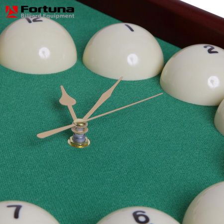 Часы Fortuna Бильярд TR4667 коричневые 50x56 см