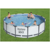 Каркасный бассейн Bestway Steel Pro Max 56950 (427x107см, с фильтр-насосом, лестницей и тентом)