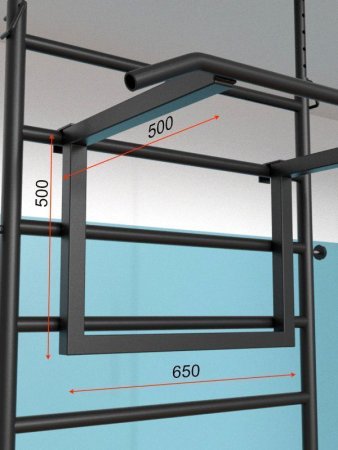 Турник металлический на шведскую стенку