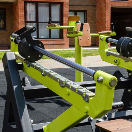 F-2800 Уличный тренажер Жим лежа с переменной нагрузкой ZAVODSPORTA