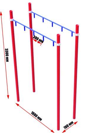 Рукоход “Молоток” серии “Воркаут”