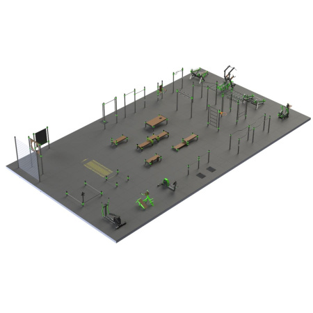 S-1022 GTO Малая спортивная площадка 350 кв.м (по приказу Минспорта №1286) ZAVODSPORTA