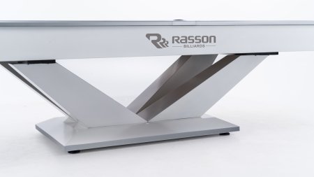 Бильярдный стол для пула RASSON "Victory 2 Plus" 9 футов (белый, сланец 30 мм)