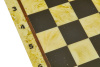 Шахматная доска из янтаря малая без рамки 25*25