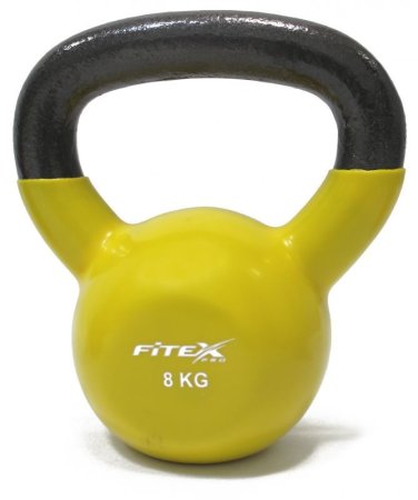 Гиря в виниловой оболочке 8 кг. FITEX PRO