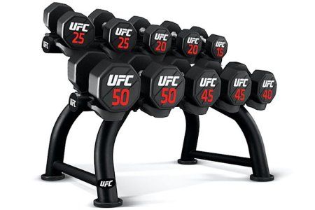 Гантельный ряд UFC 2-10 кг (5 пар), 60 кг