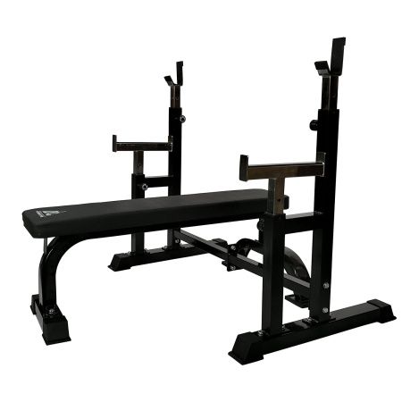 Скамья со стойками под штангу DFC черн. DZ005FBB