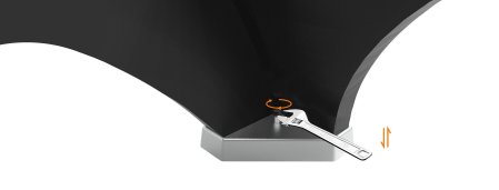 Бильярдный стол для пула "Rasson OX" 8 футов (черный, сланец 30 мм)