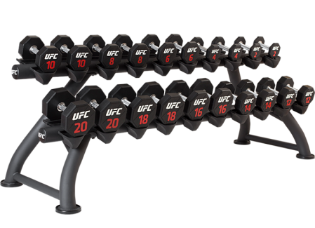 UFC Гантельный ряд 2-20 кг (10 пар), 220 кг