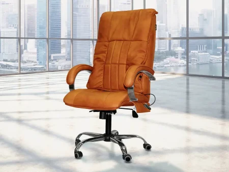 Офисное массажное кресло EGO BOSS EG1001 на заказ (Кожа Элит и Премиум)