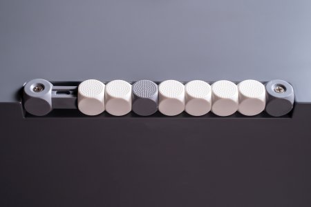 Игровой стол - футбол "NineStar Iron Pro ITSF Grey" (144х75,5х90)