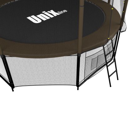 Батут UNIX Line Black&Brown 8 ft (outside)