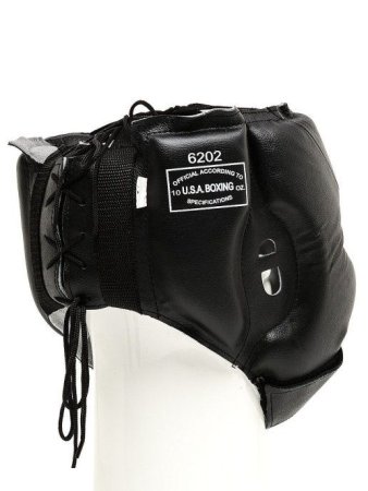 Шлем с защитой щек Everlast USA Boxing Cheek Черный XL