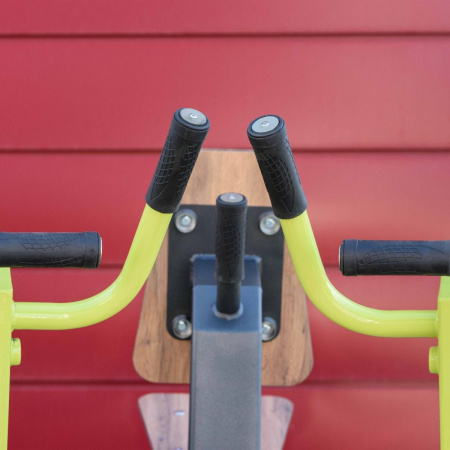 F-2809 Уличный тренажер Наклонная тяга с переменной нагрузкой ZAVODSPORTA