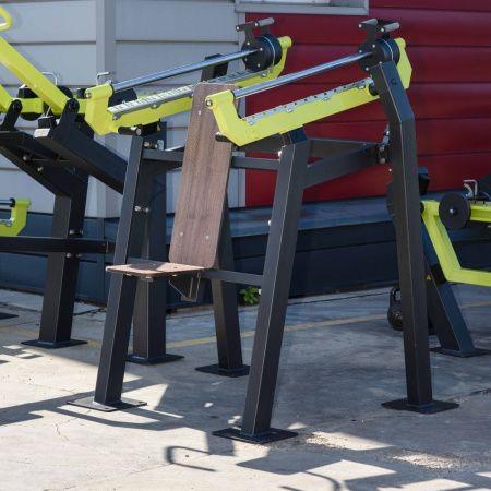 F-2801 Уличный тренажер Жим вверх с переменной нагрузкой ZAVODSPORTA