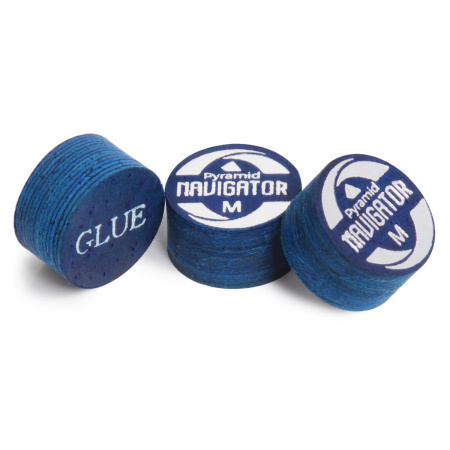 Наклейка для кия Navigator Pyramid Blue ø13мм Ultra Medium 1шт.