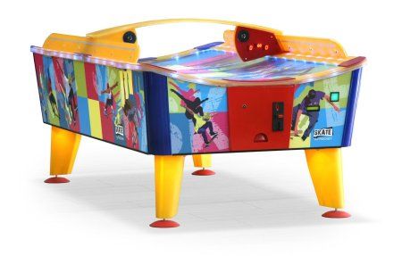 Всепогодный аэрохоккей Skate 8 ф цветной купюроприемник/жетоноприемник