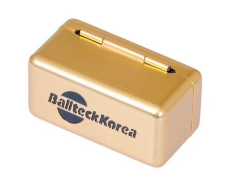 Мел «Ball teck PRO II» (2 шт, в золотистой металлической коробке) синий