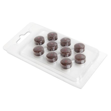 Наклейка для кия прессованная В.Гриза 1.0 Красная ø13,1мм Medium 1шт.