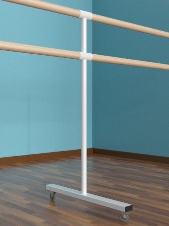 Кронштейн мобильный двухрядный на круглом основании