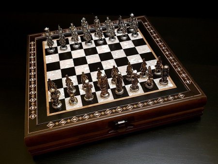 Шахматы "Османская империя" венге антик
