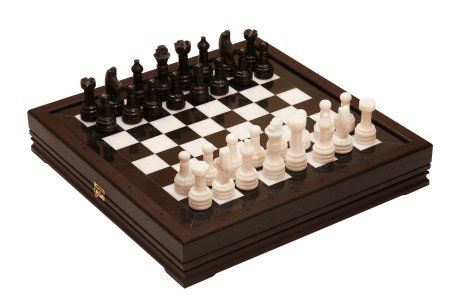 Шахматы стандартные каменные 41х41 см