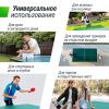 Антивандальный теннисный стол UNIX Line 14 mm SMC (Green/Grey)