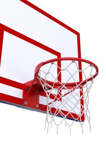 Баскетбольная стойка регулируемая разборная с щитом 1200х900 мм из фанеры на метал. каркасе и усиленным кольцом