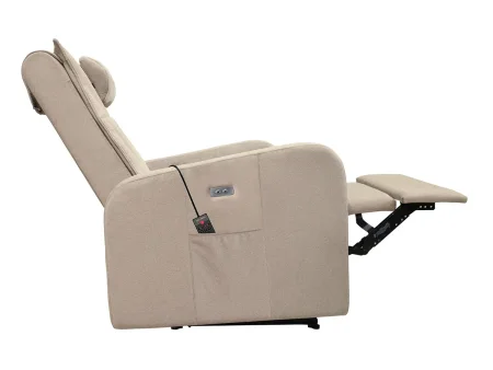 Кресло-реклайнер электрический с массажем FUJIMO E-COMFORT CHAIR F3005 FEF Ваниль (Sakura 4)