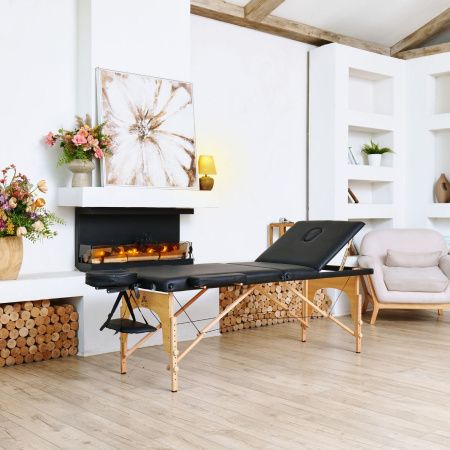 Массажный стол DFC NIRVANA Relax Pro, цвет чёрный