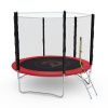 Батут с сеткой DFC PELPO 8ft с лестницей, RED